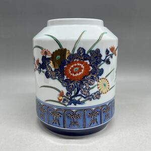 GOLD IMARI ゴールド 伊万里 花瓶 花入 花器 牡丹絵 金彩