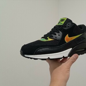 M25【特価/Used/良品/入手困難】NIKE AIR MAX 90 PREMIUM BLACK/BLACK-IVORY-BL/Jordan sb force atmos AIRMAX dunk acg supreme 1 2 4 95の画像2