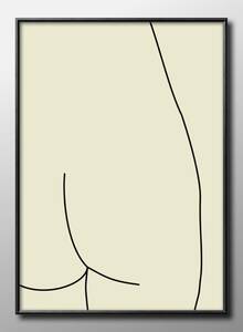 12985■送料無料!!アートポスター　絵画　A3サイズ　『パブロ・ピカソ　Naked Woman』イラスト　デザイン　北欧　マット紙