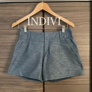 【美品】INDIVI ショートパンツ ハーフパンツ パンツ