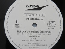 BLUE LIGHTS OF PASADENA / 見本 / サンプル / 白レーベル / DISCO / 12インチ / EP / レコード_画像3