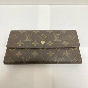 現状品/USED LOUIS VUITTON ルイヴィトン LV モノグラム ポルトフォイユインターナショナルM61217 長財布 ブランド 小物