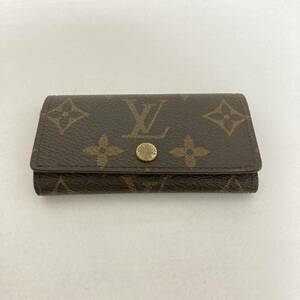 現状品/USED LOUIS VUITTON ルイヴィトン LV モノグラム ミュルティクレ4 M62631 4連キーケース ブランド 小物