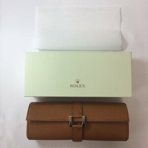 ROLEXrorek Swatch case arm clock case pouch travel case mobile pouch 3ps.@ for Novelty not for sale original leather 