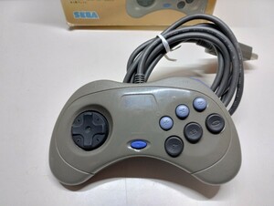 SS SEGA SATURN セガサターン コントロールパッド グレー コントローラー HSS-0101 4/7①