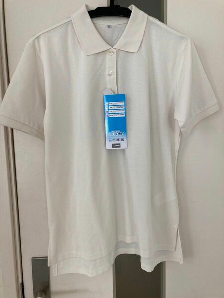 新品未使用タグ付き 吸水速乾消臭接触冷感UV対策半袖ポロシャツ　しまむらレディースLLサイズ