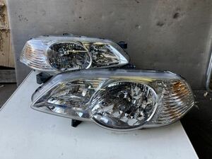 オデッセイ RA8 RA6 RA7 ヘッドライト 左右セット キセノン HID メッキ スタンレー P0648黄ばみ除去済