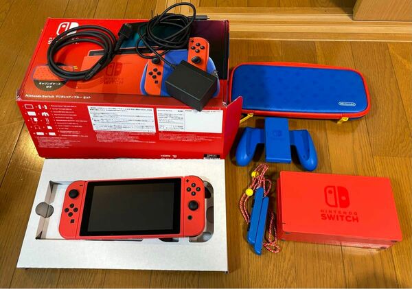 Switch 本体　マリオレッド×ブルー　セット