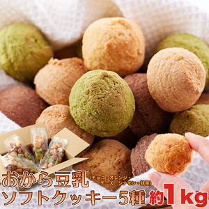  new sense full . okara soybean milk soft cookie 1kg/ diet sweets 