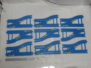 # used Plarail large amount exhibition roadbed . line wide width po in trail 9ps.@3159