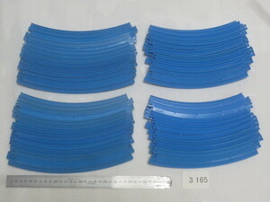 # used Plarail large amount exhibition roadbed . line outside bending line rail 40ps.@3165