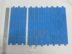 # used Plarail large amount exhibition roadbed 1/4 rail 50ps.@3192