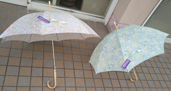 【未使用2本セット】UVカット　晴雨兼用傘 