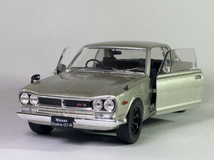 [ジャンク] ハコスカ スカイライン Nissan Skyline 2000GT-R KPGC10 1/24 - アシェット国産名車コレクション Hachette