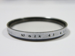 ◎ Walz 43mm UV SL-39.3 フィルター 《銀枠》