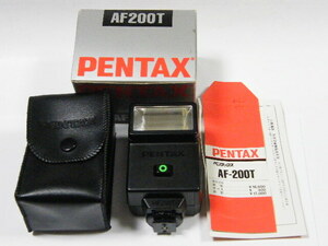 * PENTAX AF200T Pentax strobo ( luminescence verification settled )