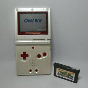 【№4017-ｇ6004】中古品：ゲームボーイ AGS-001 ファミコンカラー ゲームボーイ 本体・ソフト付 作動確認 の画像1