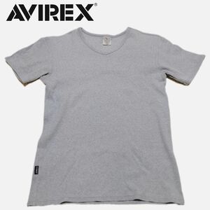 AVIREX アビレックス 半袖 Tシャツ メンズ グレー