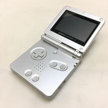 39-62 ゲームボーイアドバンス SP AGS-001 プラチナシルバー GBA_画像1