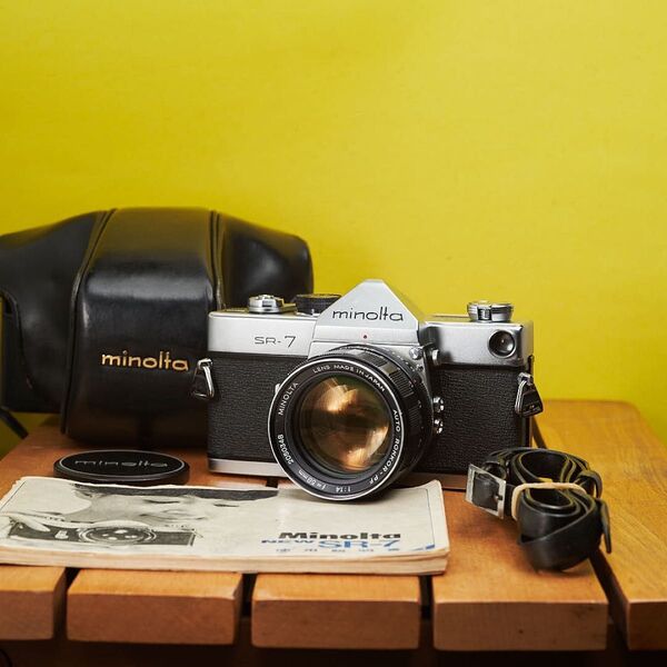 完動品 Minolta NEW SR-7 大口径58mm F1.4レンズ付き