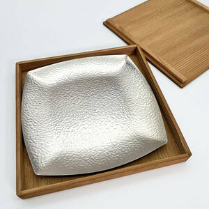  platter silver made police job member work exhibition memory tree box Marcia nMartian Sliver