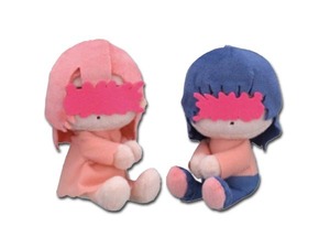 SEGA YOASOBI 夜に駆ける 繋いだ手を離さない くっつきミニぬいぐるみ Plush Toy Mini Into The Night Never let go of connected hands 2p