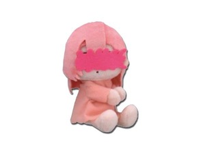 YOASOBI 夜に駆ける 繋いだ手を離さない くっつきミニぬいぐるみ Plush Toy Mini Into The Night Never let go of connected hands Pink