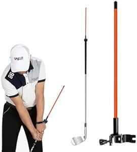 ゴルフアライメントスティック練習用ロッド狙いパッティングスイングトレーナー肩腰姿ゴルフ 練習器