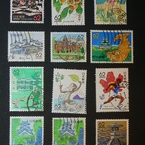 (41)ふるさと切手 使用済 24枚 実逓消印の画像5