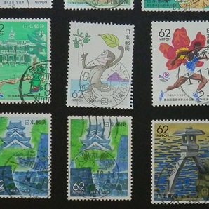 (41)ふるさと切手 使用済 24枚 実逓消印の画像2