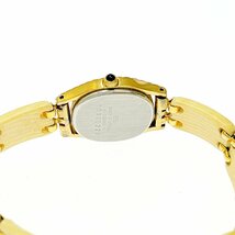 【1円スタート】CITIZEN シチズン 4-105982 Y エクシード 14K×SS ブラック文字盤 クオーツ レディース腕時計 ジャンク 260539_画像6