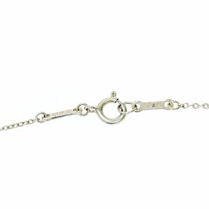 【1円スタート】TIFFANY & Co. ティファニー シルバー オープン ティアドロップ 2.7g 925刻印 ネックレス 260750の画像6