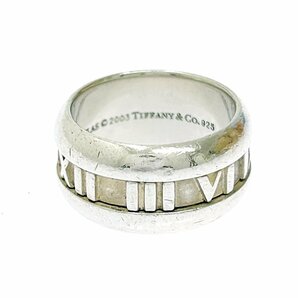 【1円スタート】TIFFANY & Co. ティファニー シルバー アトラス 7.4g 925刻印 指輪 リング 260777の画像1
