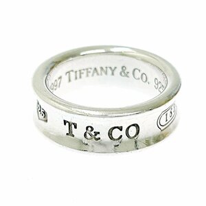 【1円スタート】TIFFANY & Co. ティファニー シルバー 1837 ナロー 7.6g 925刻印 指輪 リング 260785