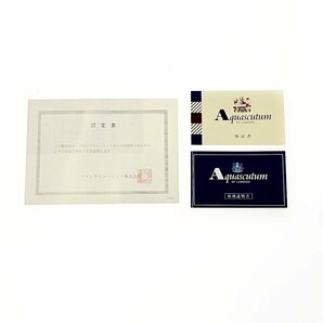 【1円スタート】【訳あり品】Aquascutum アクアスキュータム グランドコンプリケーション 150周年記念 GP クオーツ メンズ腕時計 266641の画像7