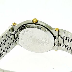 【1円スタート】GUCCI グッチ 9000M SS×GP グレー文字盤 クオーツ メンズ腕時計 266275の画像6