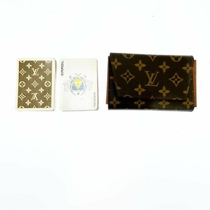 【1円スタート】【トランプ付き】LOUIS VUITTON ルイ・ヴィトン モノグラム トランプケース ブラウン カードケース 254990の画像1