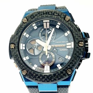 【1円スタート】【箱付き】CASIO カシオ GST-B100 G-SHOCK G-STEEL モバイルリンク Bluetooth 電波ソーラー メンズ腕時計 256836