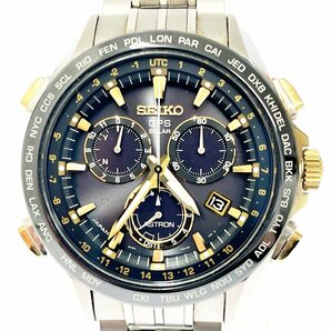 【1円スタート】【箱付き】SEIKO セイコー 8X82-0AB0 アストロン GPS セラミック×チタン 電波ソーラー メンズ腕時計 264109の画像1