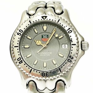 【1円スタート】TAG HEUER タグホイヤー WG1113-0 セル SS シルバー文字盤 クオーツ メンズ腕時計 ジャンク 260999