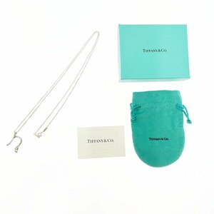 【1円スタート】【箱付き】TIFFANY&Co. ティファニー シルバー エルサペレッティ レター イニシャル ｎ 9.7g 925刻印 ネックレス 264757