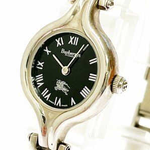【1円スタート】Burberrys バーバリーズ 11700 SS ブラック文字盤 クオーツ レディース腕時計 ジャンク 262993の画像2