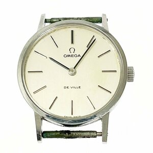 【1円スタート】OMEGA オメガ デビル SS シルバー文字盤 手巻き レディース腕時計 266594