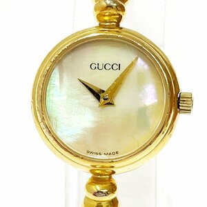 [1 иен начал] gucci gucci 2700.2.l Bangle Watch GP Shell Dial Cail Ladies Watch 2666569