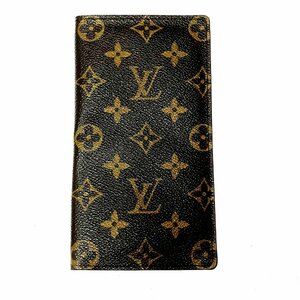 [1 jpy start ]LOUIS VUITTON Louis * Vuitton M61823 monogram porutoba rule karutokretiPVC Brown folding in half long wallet 262423