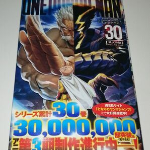 ワンパンマン 30巻 初版 帯付き コミック ONE 村田雄介 集英社 ジャンプコミックス
