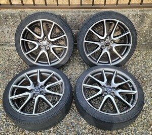 トヨタ プリウス ZVW30系 G's 純正 18インチ アルミホイール 4本セット 5穴 TOYOTA 18×7.5J PCD100 5H +50