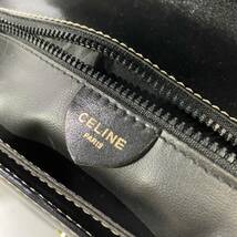 1円～ 8T30140224 CELINE セリーヌ ショルダーバッグ レザー ゴールド金具 ブラック M08 中古品 ブランド品_画像8