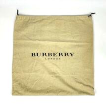 美品●BURBERRY バーバリー ハンドバッグ 肩掛け シルバー金具 トートバッグ ビジネスバッグ レザー 黒ブラック フォーマル ＊A4収納可能_画像10