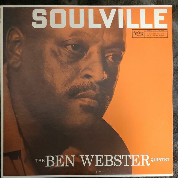 Soulville /The Ben Webster Quintet ：Verve LP 国内盤 ポリドールレコードMONO